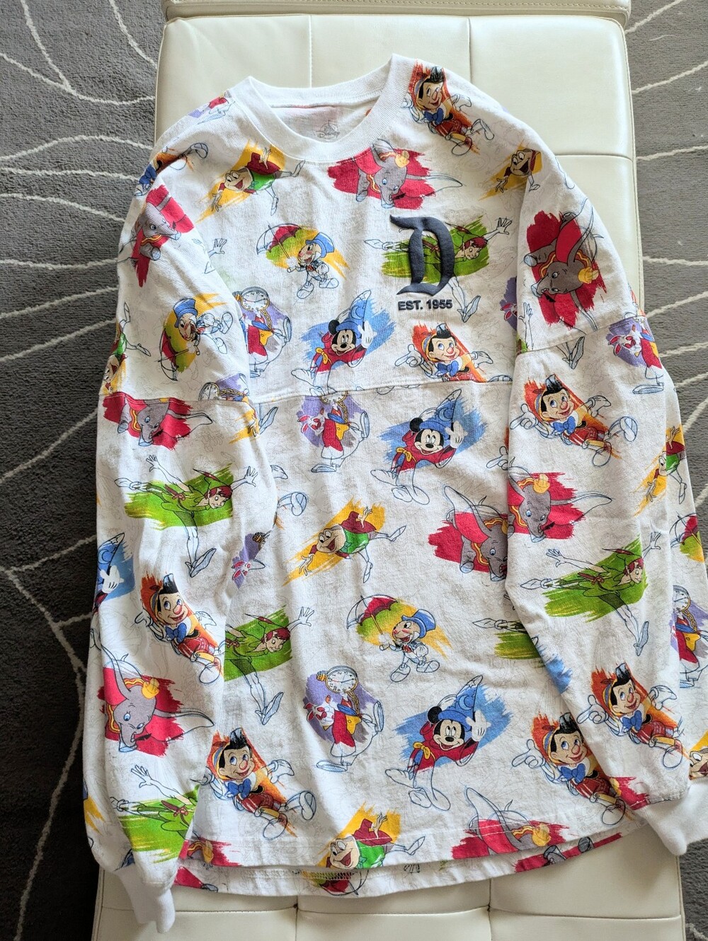 Disney Parks Ink And Paint Spirit Jersey Featuring Classic Animated Characters - Picture 2 of 15